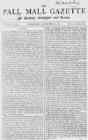 Pall Mall Gazette Wednesday 06 January 1869 Page 1