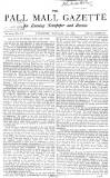 Pall Mall Gazette Thursday 14 January 1869 Page 1