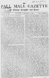 Pall Mall Gazette Saturday 16 January 1869 Page 1