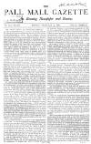 Pall Mall Gazette Friday 05 February 1869 Page 1