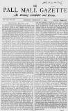 Pall Mall Gazette Tuesday 09 February 1869 Page 1