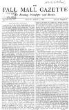 Pall Mall Gazette Friday 05 March 1869 Page 1