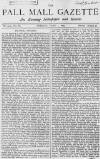 Pall Mall Gazette Tuesday 01 June 1869 Page 1