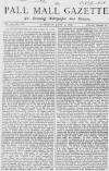 Pall Mall Gazette Saturday 05 June 1869 Page 1