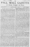 Pall Mall Gazette Monday 14 June 1869 Page 1
