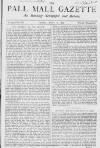 Pall Mall Gazette Friday 18 June 1869 Page 1