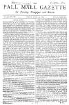 Pall Mall Gazette Friday 25 June 1869 Page 1
