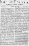 Pall Mall Gazette Thursday 08 July 1869 Page 1