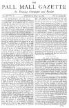 Pall Mall Gazette Thursday 22 July 1869 Page 1