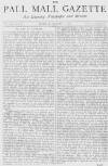 Pall Mall Gazette Monday 02 August 1869 Page 1