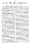 Pall Mall Gazette Wednesday 04 August 1869 Page 1