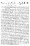 Pall Mall Gazette Tuesday 10 August 1869 Page 1