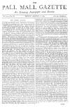 Pall Mall Gazette Friday 27 August 1869 Page 1