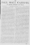 Pall Mall Gazette Thursday 02 September 1869 Page 1