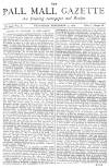 Pall Mall Gazette Wednesday 29 September 1869 Page 1