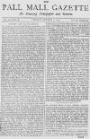 Pall Mall Gazette Tuesday 05 October 1869 Page 1