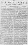 Pall Mall Gazette Tuesday 19 October 1869 Page 1