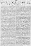 Pall Mall Gazette Wednesday 03 November 1869 Page 1
