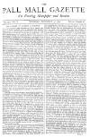 Pall Mall Gazette Thursday 25 November 1869 Page 1