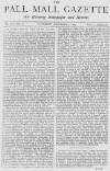 Pall Mall Gazette Saturday 04 December 1869 Page 1