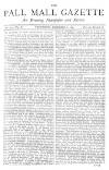 Pall Mall Gazette Wednesday 08 December 1869 Page 1