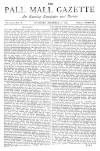 Pall Mall Gazette Thursday 30 December 1869 Page 1