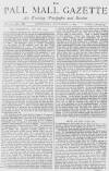 Pall Mall Gazette Wednesday 07 September 1870 Page 1