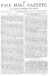 Pall Mall Gazette Saturday 29 October 1870 Page 1