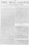 Pall Mall Gazette Wednesday 02 November 1870 Page 1