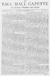 Pall Mall Gazette Thursday 08 December 1870 Page 1