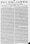 Pall Mall Gazette Friday 16 December 1870 Page 1