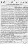 Pall Mall Gazette Wednesday 21 December 1870 Page 1