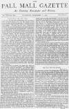 Pall Mall Gazette Thursday 22 December 1870 Page 1