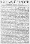 Pall Mall Gazette Thursday 29 December 1870 Page 1