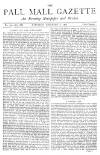 Pall Mall Gazette Saturday 31 December 1870 Page 1