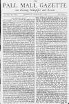 Pall Mall Gazette Thursday 02 February 1871 Page 1