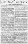 Pall Mall Gazette Friday 03 March 1871 Page 1