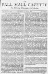 Pall Mall Gazette Thursday 06 April 1871 Page 1