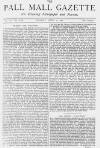 Pall Mall Gazette Tuesday 11 April 1871 Page 1