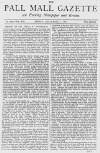 Pall Mall Gazette Friday 01 September 1871 Page 1