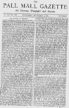 Pall Mall Gazette Wednesday 06 September 1871 Page 1