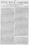 Pall Mall Gazette Friday 22 September 1871 Page 1