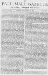 Pall Mall Gazette Monday 20 November 1871 Page 1