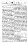 Pall Mall Gazette Monday 29 January 1872 Page 1