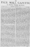 Pall Mall Gazette Tuesday 02 January 1872 Page 1