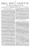 Pall Mall Gazette Wednesday 03 January 1872 Page 1