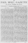 Pall Mall Gazette Thursday 18 January 1872 Page 1