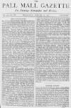 Pall Mall Gazette Wednesday 24 January 1872 Page 1