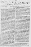 Pall Mall Gazette Wednesday 07 February 1872 Page 1