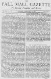 Pall Mall Gazette Tuesday 13 February 1872 Page 1